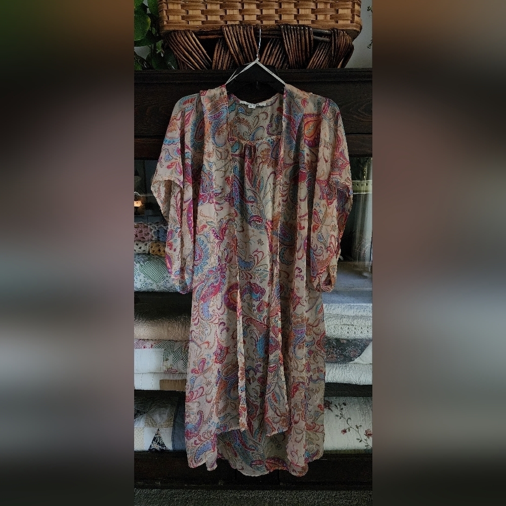 Colorful Paisley Kimono